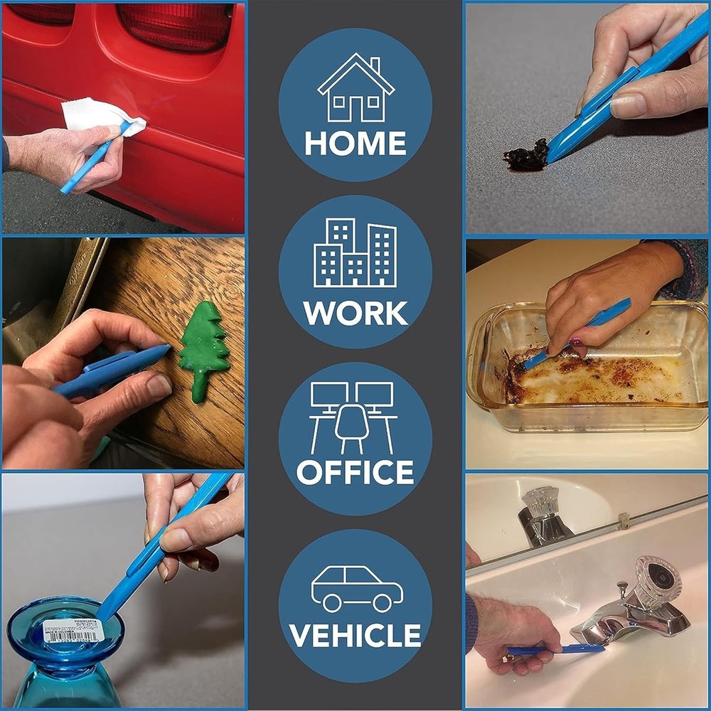 Made in USA No-Scratch Scraper Tool 2 Pack - Multi-Function Cleaning Solution