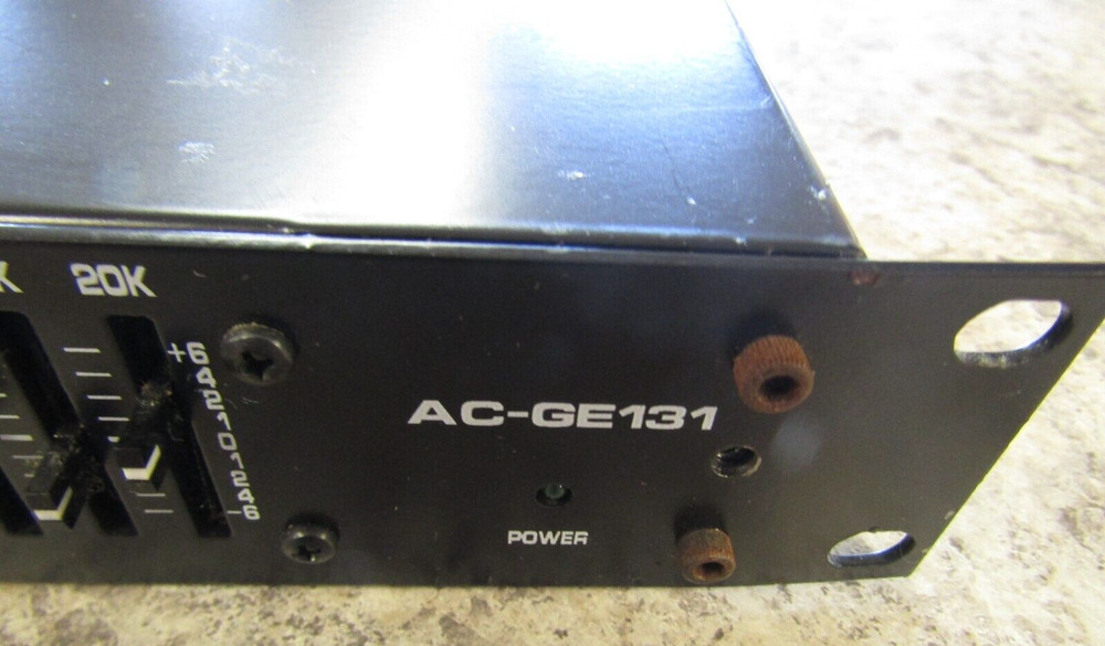 Audio Centron AC-GE131 - Equalizer 31 Band 1/3 Octave EQ - Tested Working
