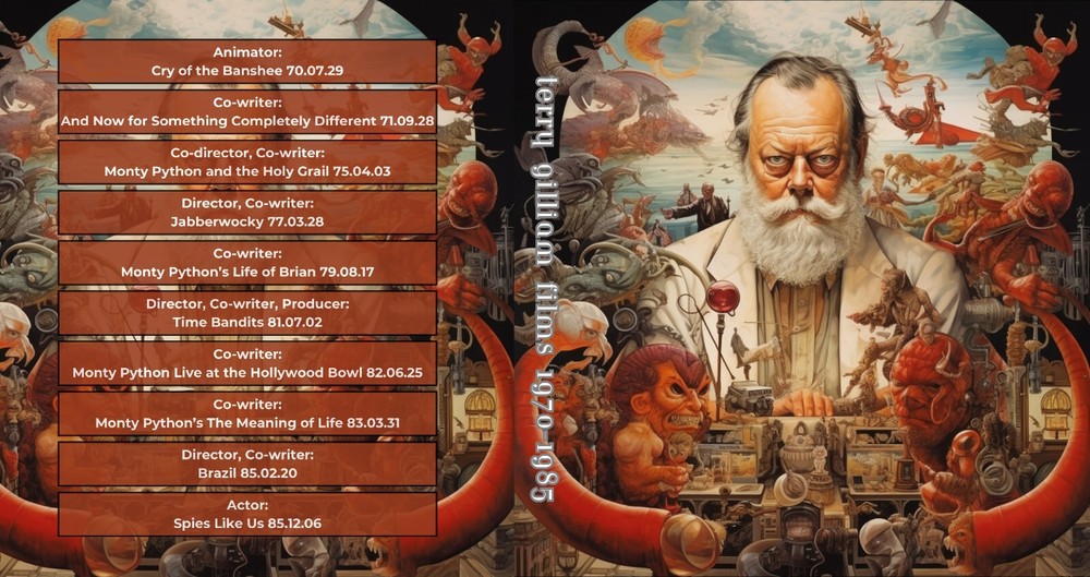 Terry Gilliam Collection - Custom Blu-ray Covers & Empty Cases