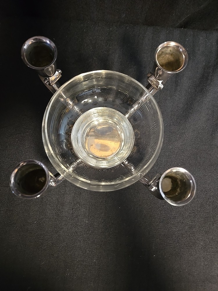 REED & BARTON Silverplate EPERGNE / Candlelabra Centerpiece #331