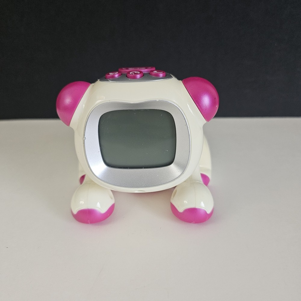 Vtech Smarty Pets Pink 2009 / RARE HTF / Voice Controlled / Clock / Works