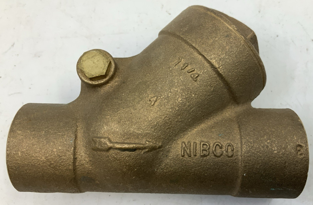 Nibco 1-1/4" swing check valve sweat connection