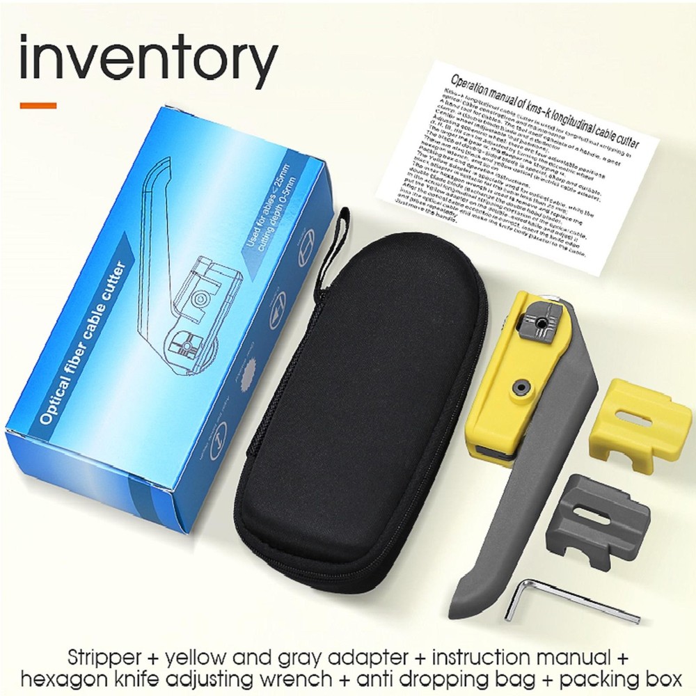 Fiber Optic Cable Stripping Knife KMS-K Longitudinal Cable Cutter Cutting Tool
