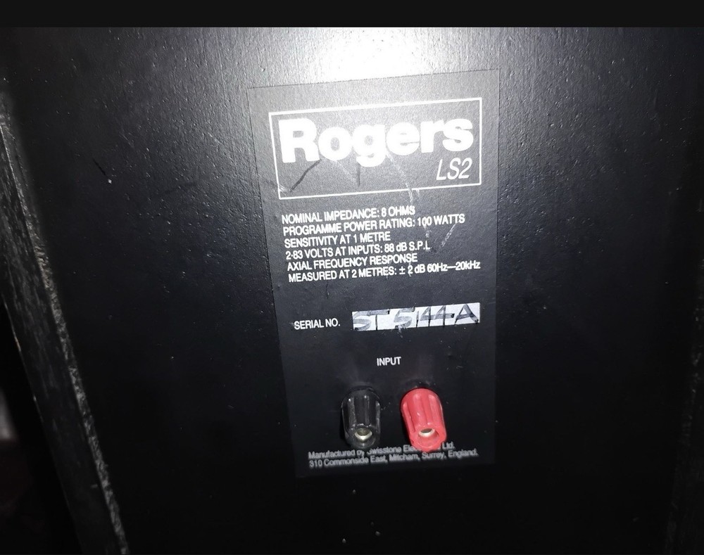 rogers speakers ls2