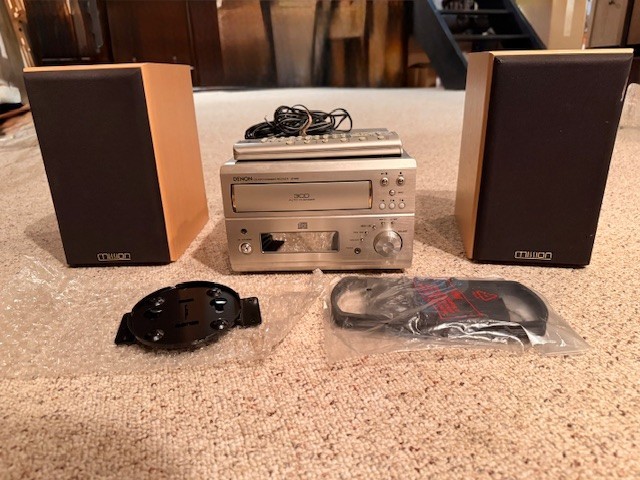 USED- DENON personal component system UD-M50  &   MISSION SPEAKER SYSTEM MS- 50