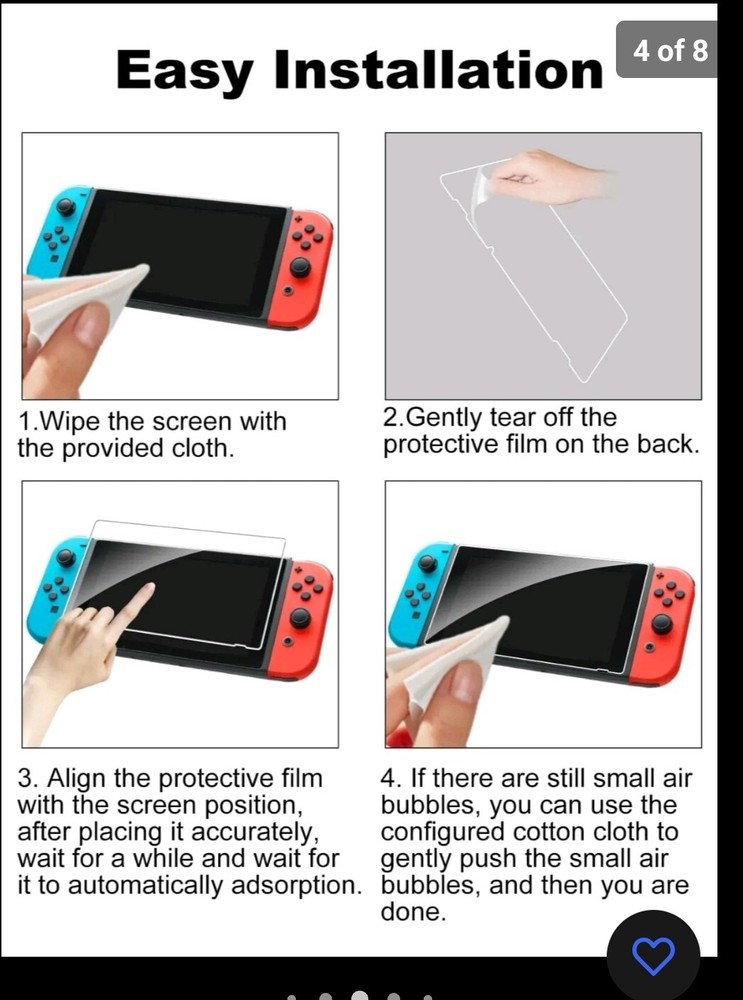 Nintendo switch screen protectors