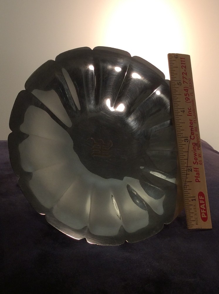 vintage silver plate candy dish BY "Pairpoint"
