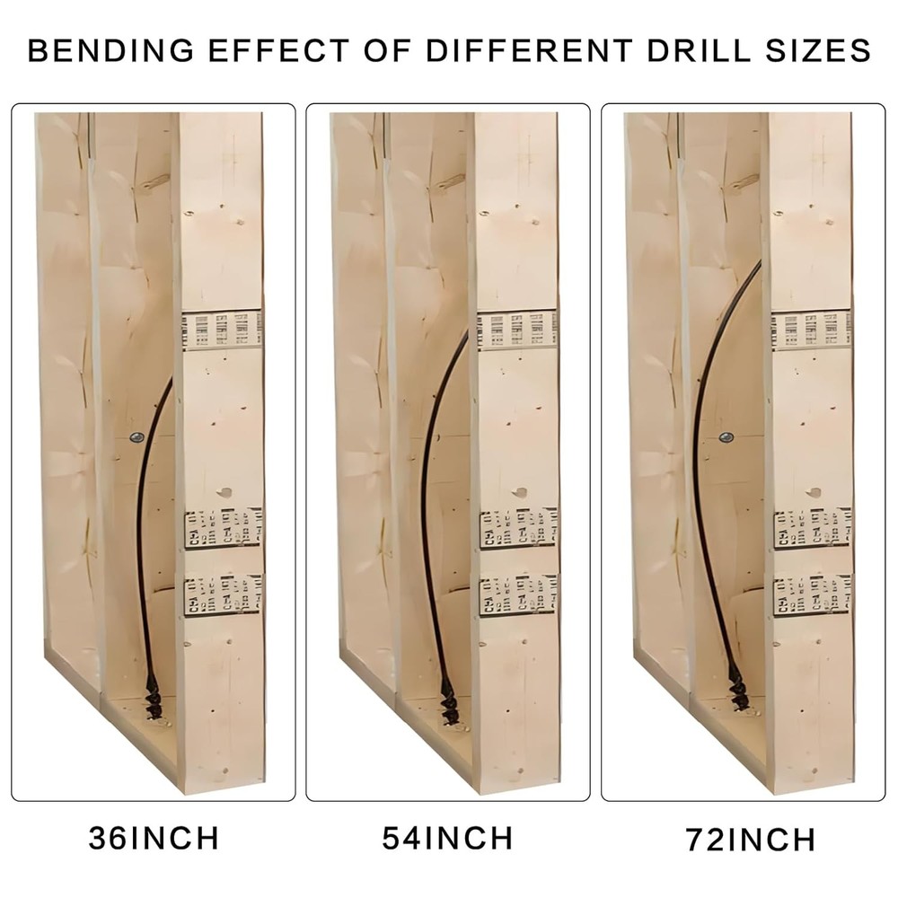 Flexible Drill Bit for Wire Pulling with Guide Ball Kit,3/4 54 in. (4.5 FT)