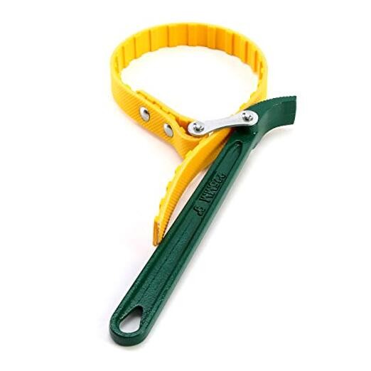 9" Belt Strap Wrench, Multi-Purpose Adjustable Strap Oil Filter Strap Opener