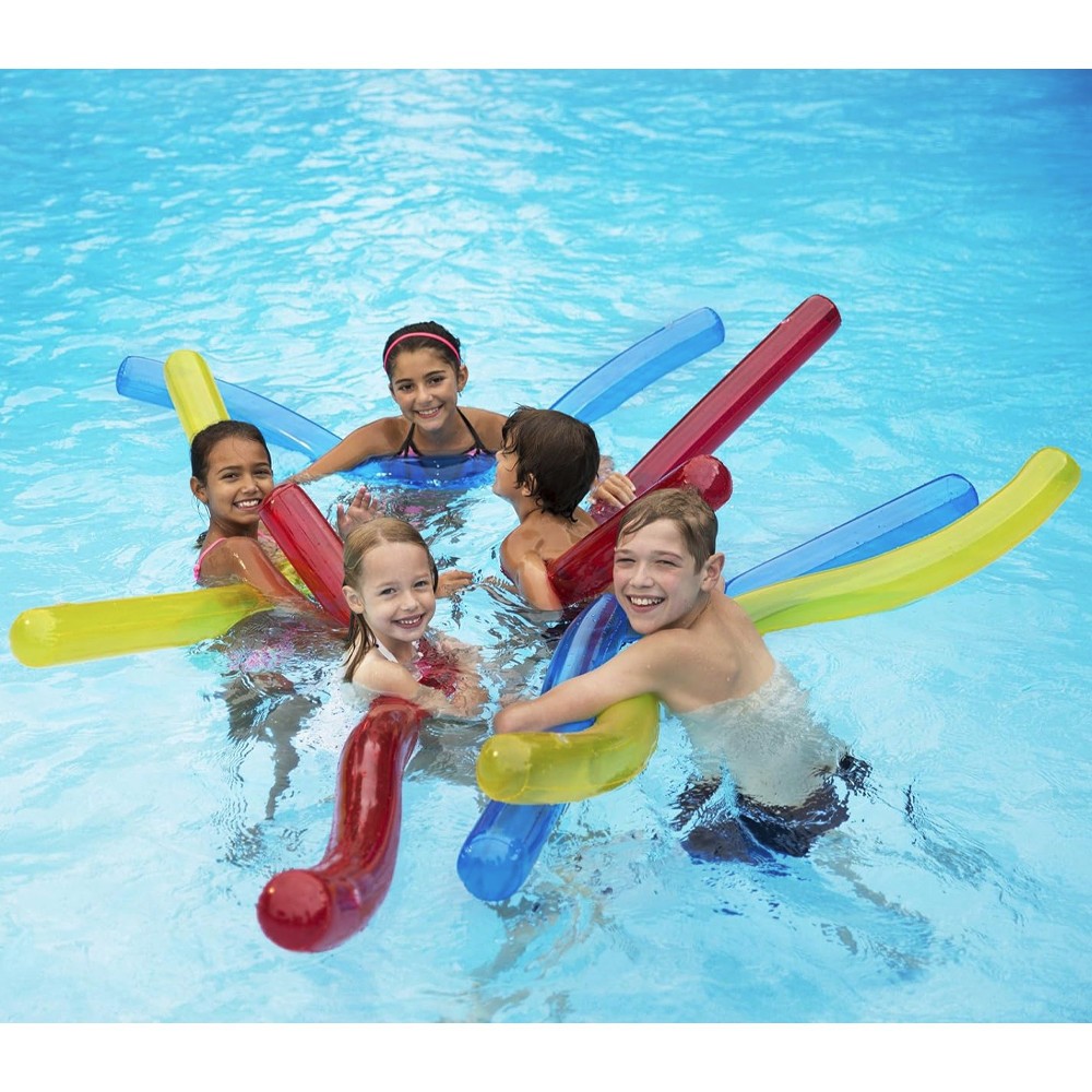 Aqua Select® Water Worms Inflatable Pool Noodles (6 Pack)