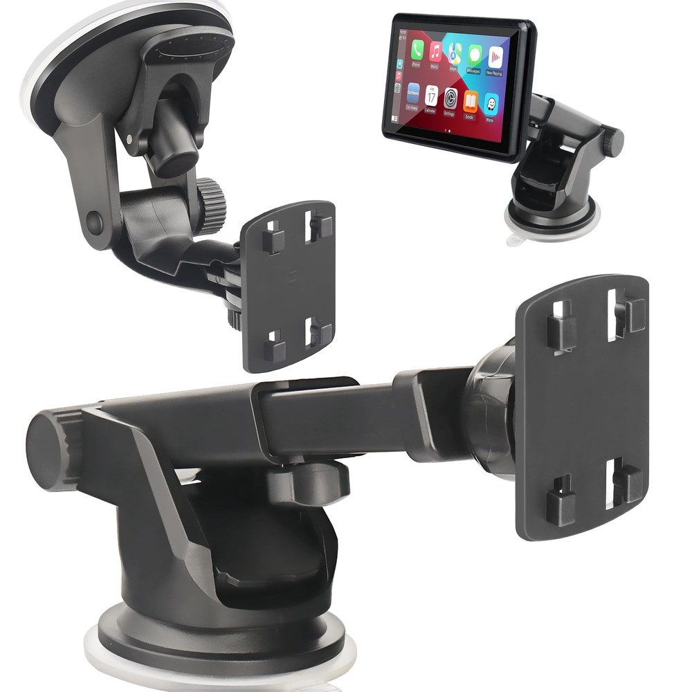 2PCS CarPlay Mount 4.3"-10" Backup Camera Android Auto Dashboard Holder