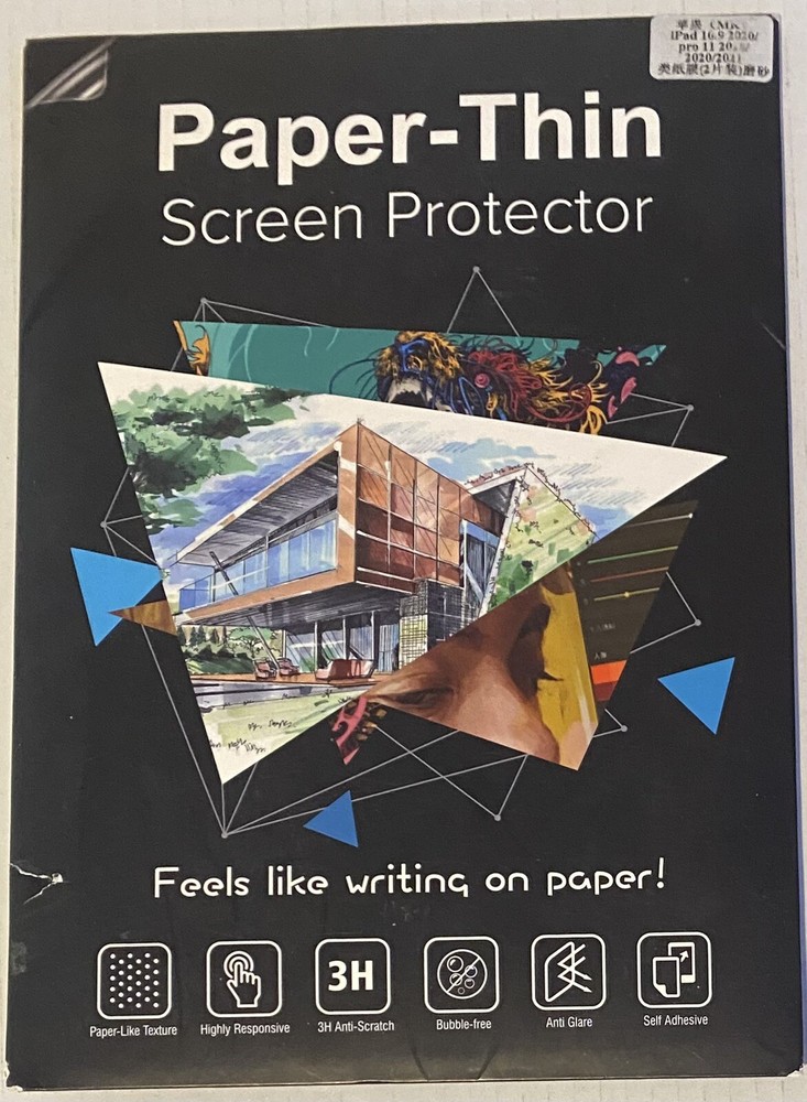 2 Pack Paper-Thin Screen Protector for iPad 10.9 & IPad Pro 11