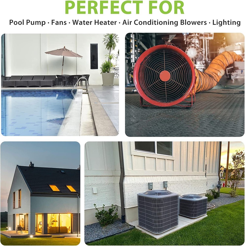 BN-LINK Pool Pump Timer Outdoor Timer Box, Heavy Duty 24Hr Programmable For Pool