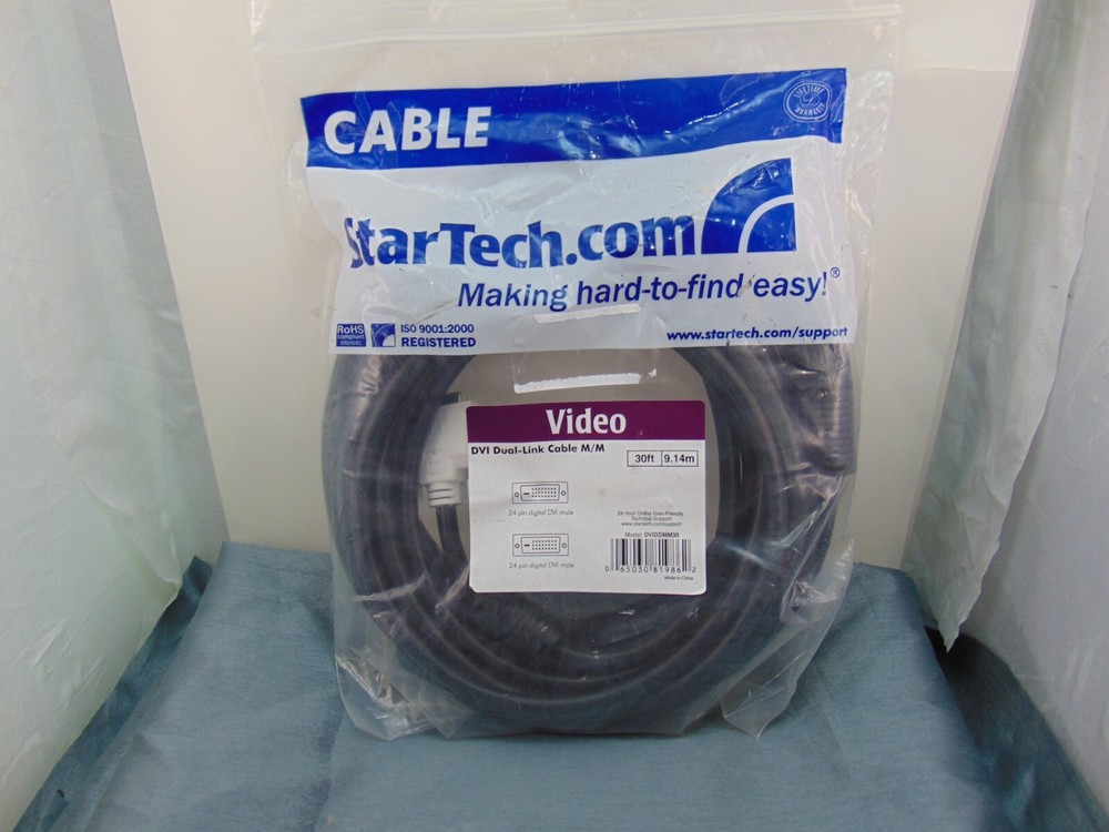StarTech 30 ft DVI-D Dual Link Cable - M/M