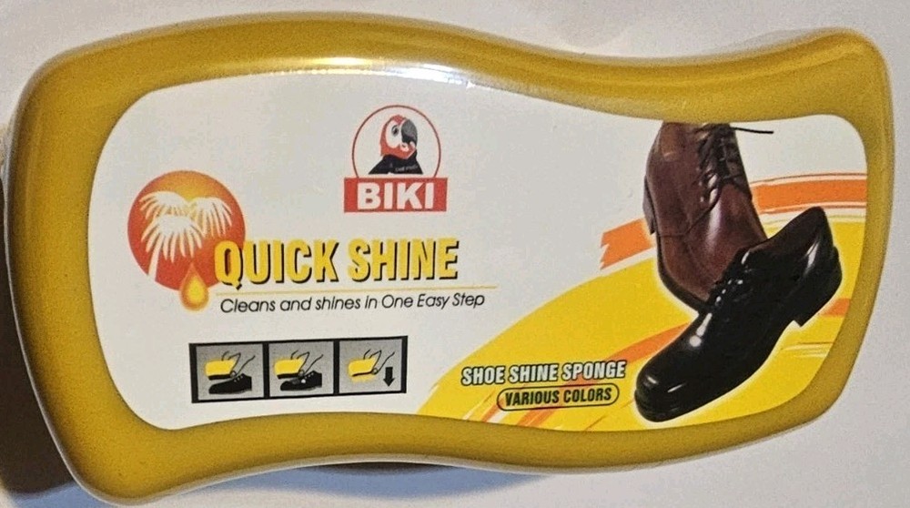 Professional Shine Sponge, Black/Brown/Neutral, 3 Sponges