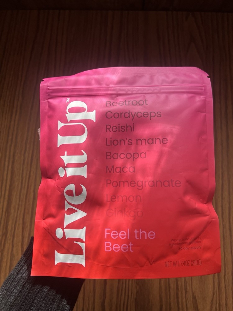 live it up super Beet powde