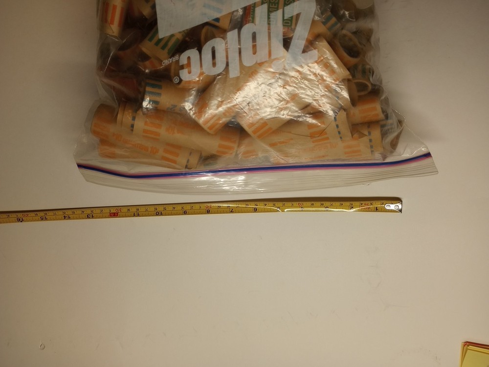 Mixed Coin Roll Wrappers Large bag full