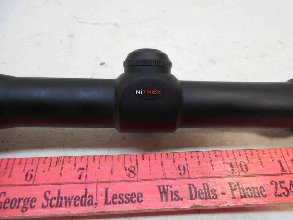 nitrex tr one 3-10x50/mm 1" duplex matte rifle scope