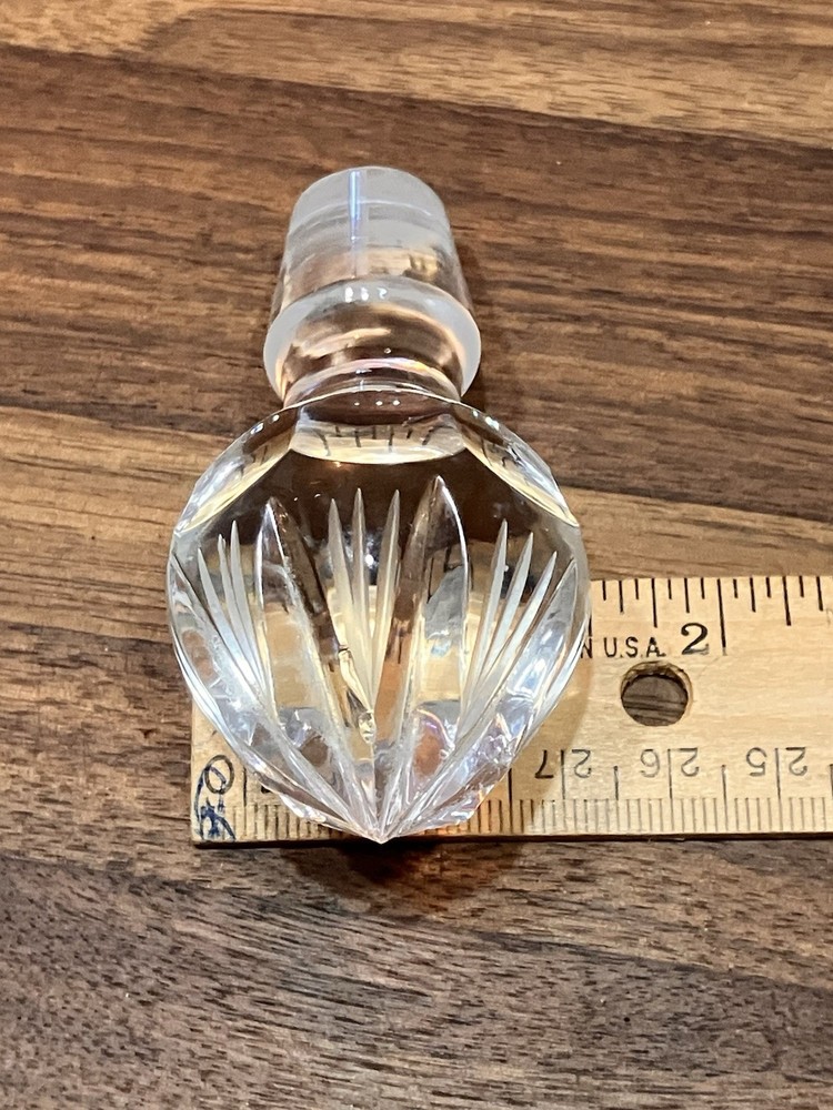 Vintage Cut Crystal Perfume Bottle