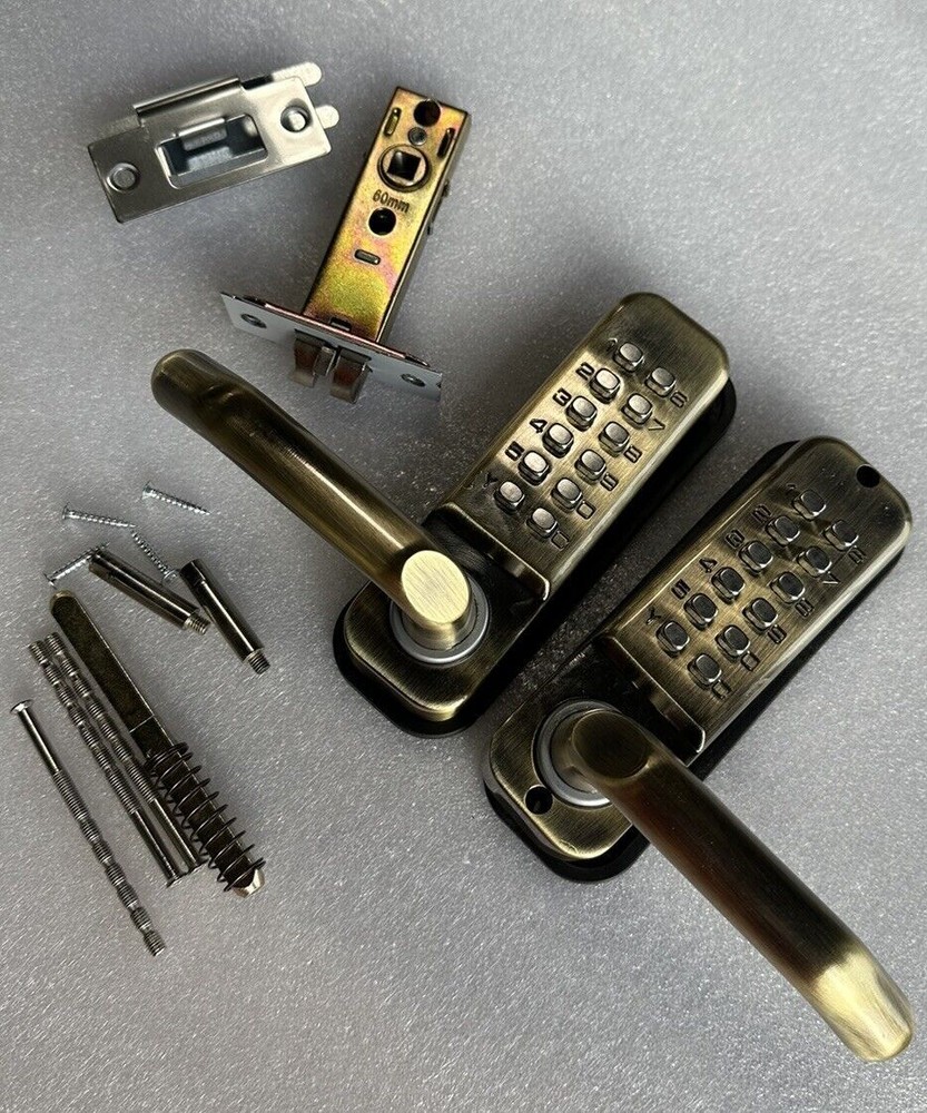 Mechanical Code Combination Keyless Double Side Entry Gate Door Lock Fence Lock