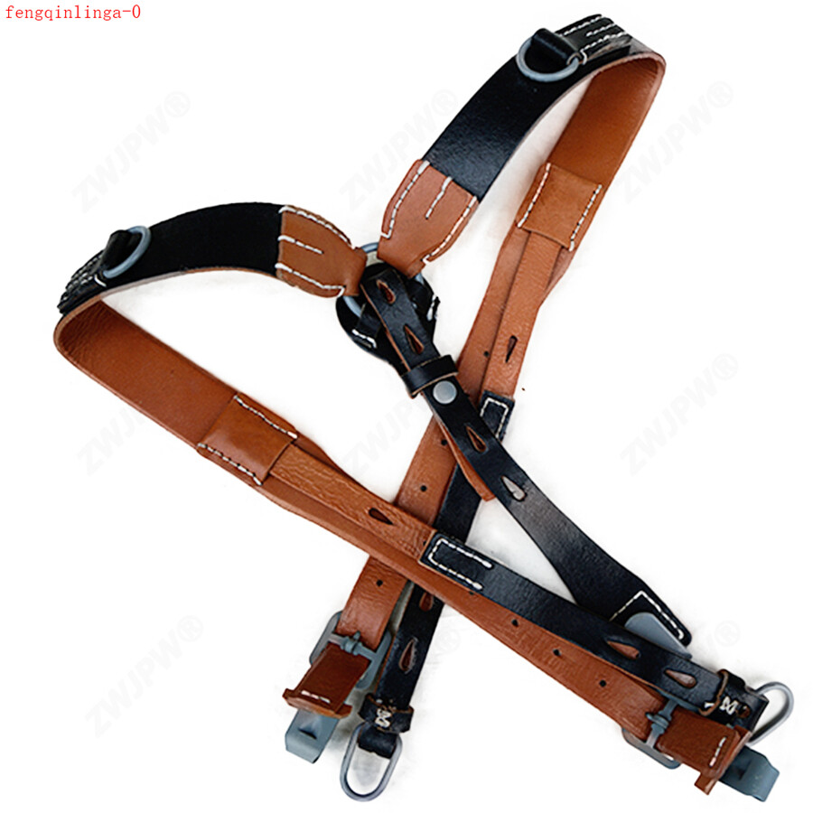 World War II Germany Infantry Belt Support Y-Back Strap First Layer Pure Cowhide