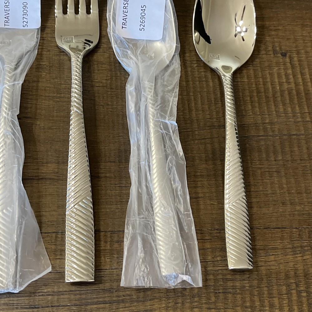 6 pc place setting Mikasa Hospitality TRAVERSE stainless flatware