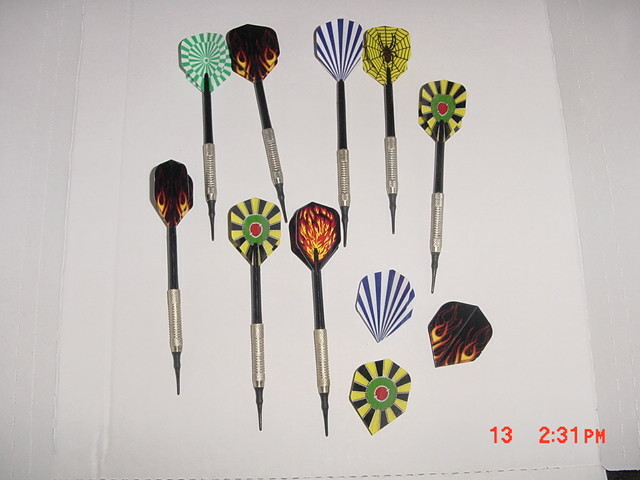 Soft Tip Darts Set 8 Plastic - BAR PUB