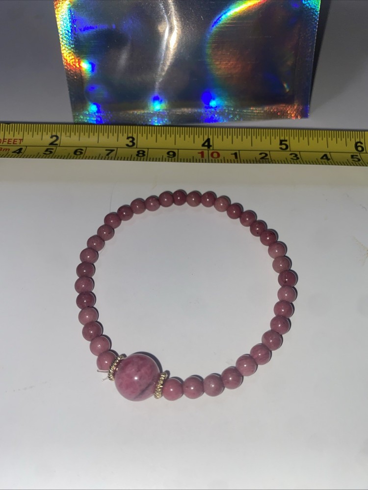 Rhodonite Handmade Bracelet