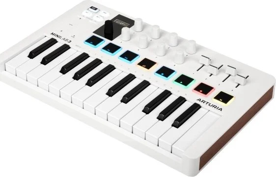 Arturia Minilab 3 25-key Usb Midi Controller - White
