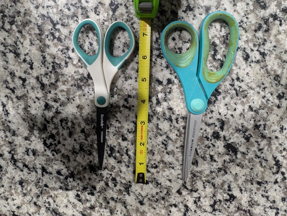 scotch titanium scissors & Titnaium Nonstick