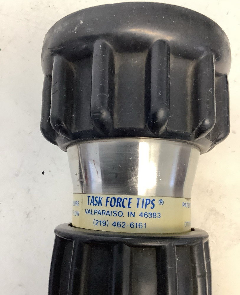 TFT Fire Hose Full Automatic VARIABLE VOLUME Nozzle 1 1/2" NH Task Force Tip