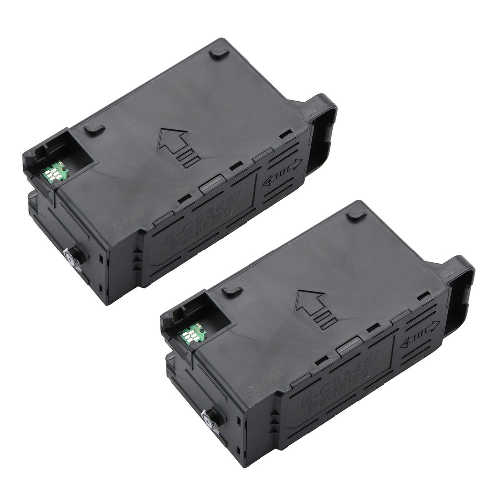 2* C9345 Maintenance Box For Epson EcoTank L Printer Waste Ink Pad Replace