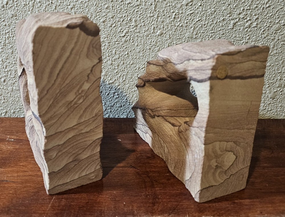 Sandstone Rock Bookends