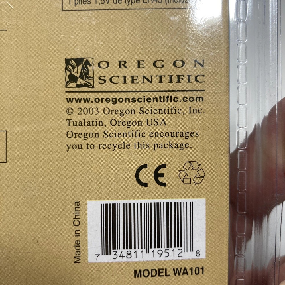 Oregon Scientific Digital Pedometer Model WA101