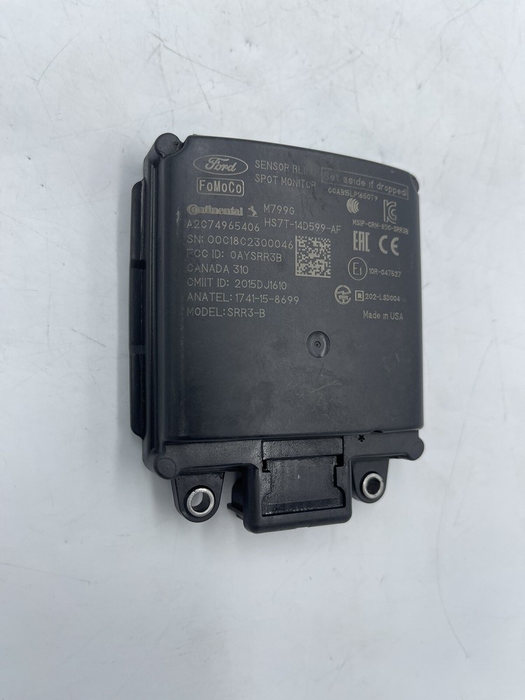 2017 - 2020 FORD FUSION REAR LEFT SIDE BLIND SPOT MODULE UNIT OEM HS7T-14D599-AF