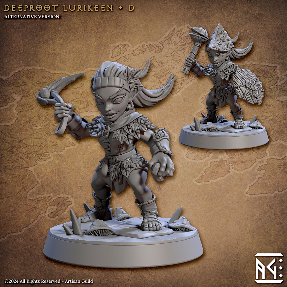 Deeproot Lurikeen - Gnome Warrior - Artisan Guild - Dungeons and Dragons