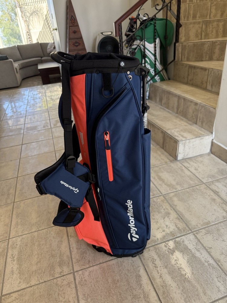 TaylorMade Flextech Stand Golf Bag Navy Blue