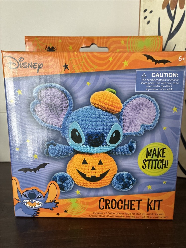 DISNEY STITCH HALLOWEEN CROCHET KIT!!