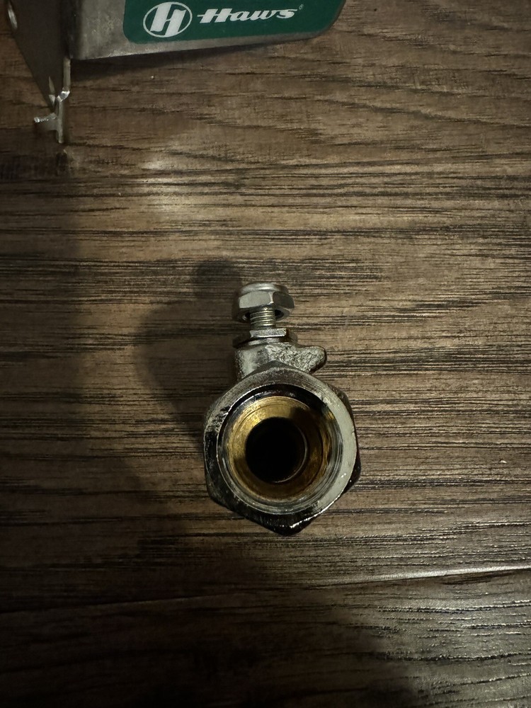 Haws SP225 Ball Valve Vwith Flag Handle 1/2 In. Ips