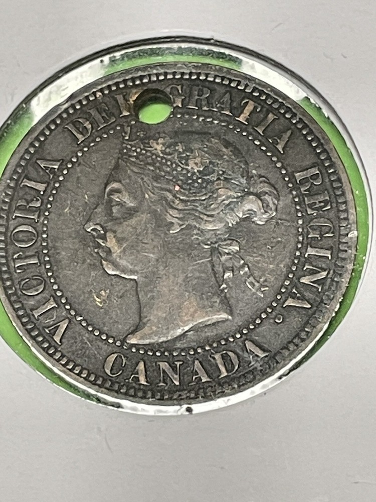 1891 Canada Coin Penny Cent