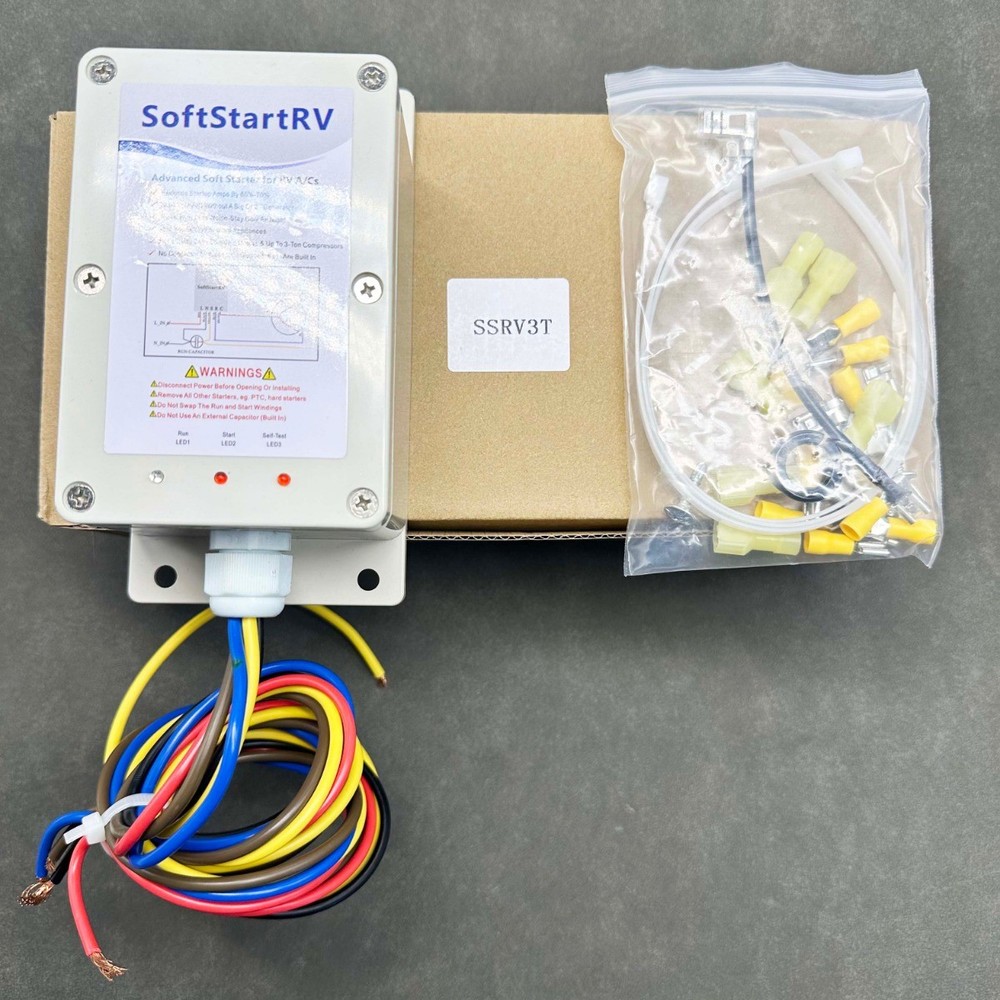 SSRV3T Soft Start Kit Air Conditioner Setup RV A/C Starter For SoftStartRV US