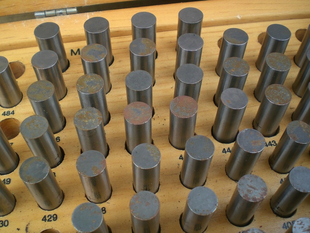 Meyer M-2 Plus Pin gage set .251 - .500 incomplete