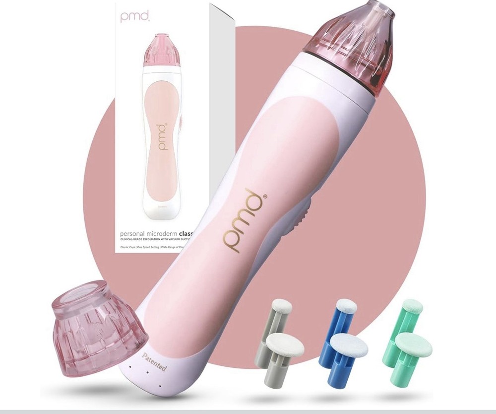 PMD Personal Microderm Classic Pink Exfoliation Device Open Box Tested