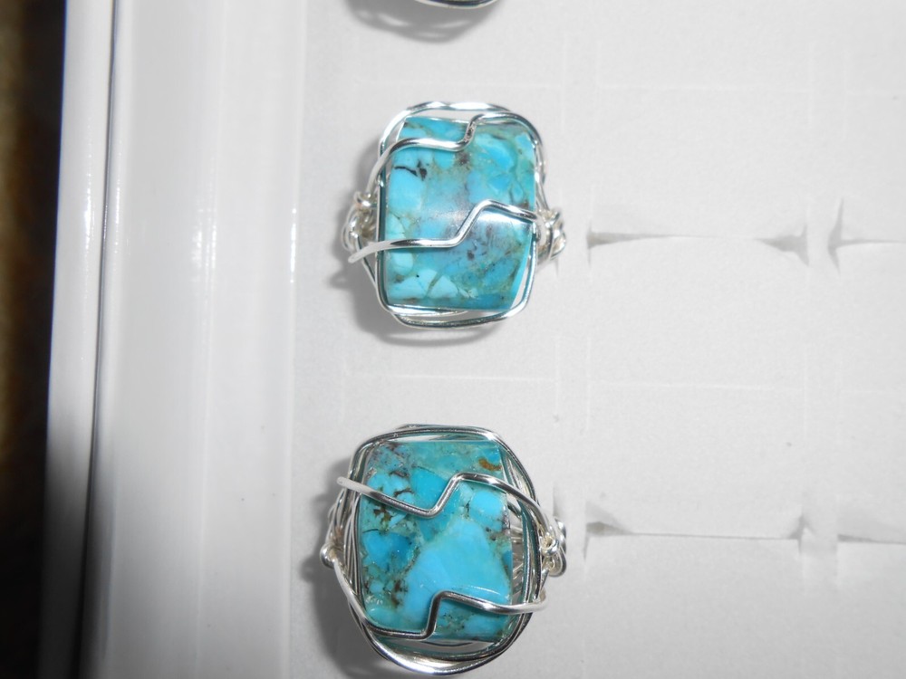 Kingman Turquoise Southwestern Ring