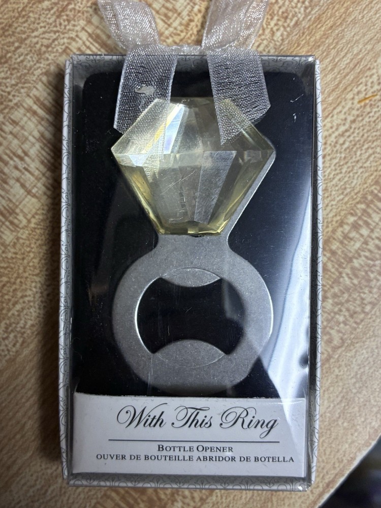 Engagement Ring Bottle Opener