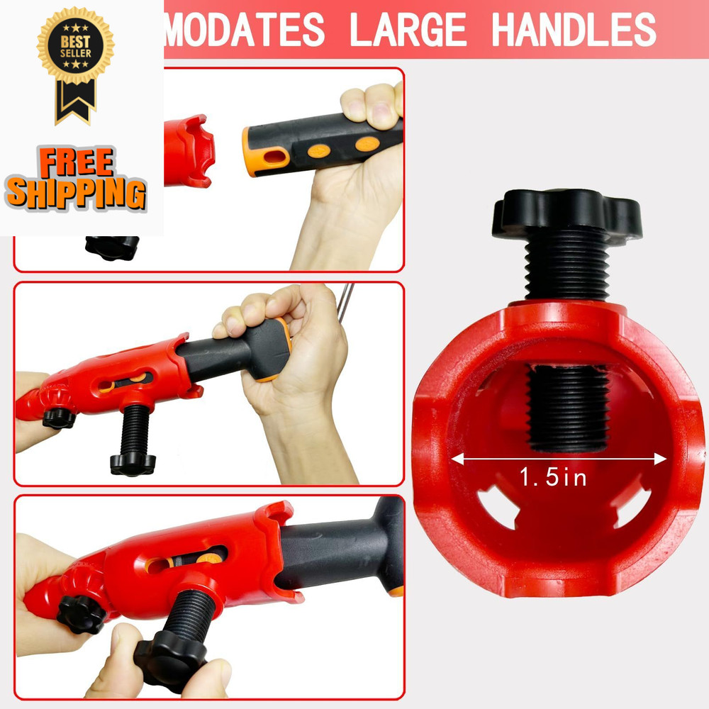 Multi-Angle Paint Brush Extender for High Ceiling,Extension Pole Red