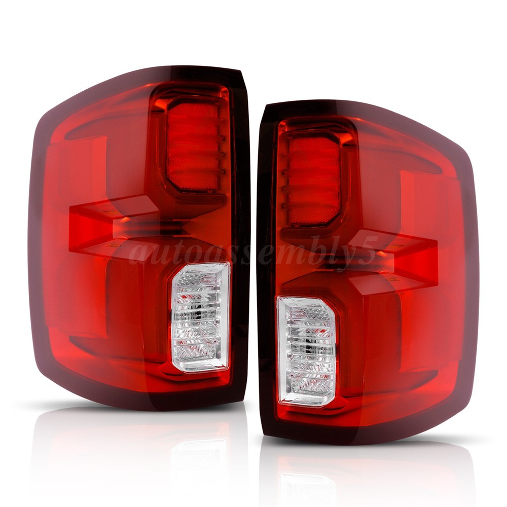 For 2016-2018 Chevy Silverado 1500 LTZ LED Tail Lights Assembly Left+Right Pair