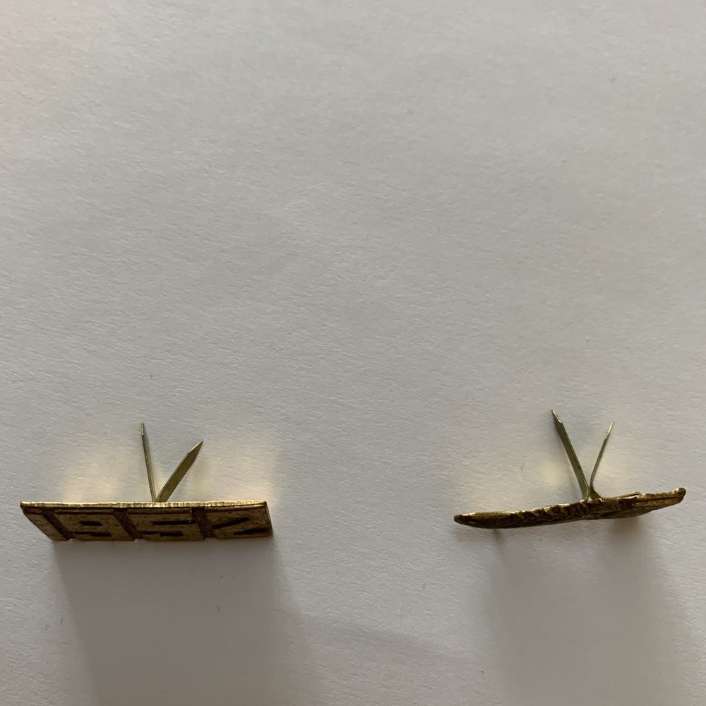 Brass Winged Shoe 1952 Pins