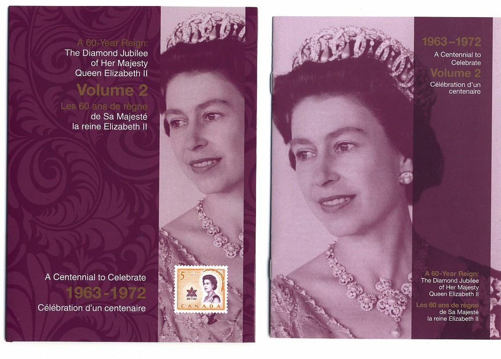 Canada 2012 = QUEEN Elizabeth ll Diamond Jubilee = Sealed KEEPSAKE folder Vol.#2