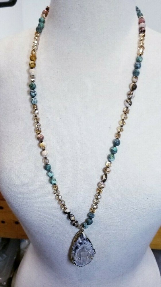 TINY DEVOTIONS BOHEMIA DRUZY CRYSTAL MALA